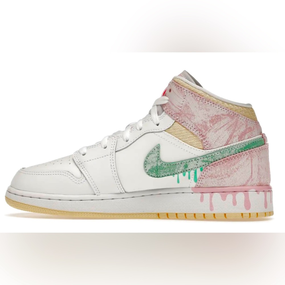 Air Jordan 1 Mid Paint Drop. Youth size 4